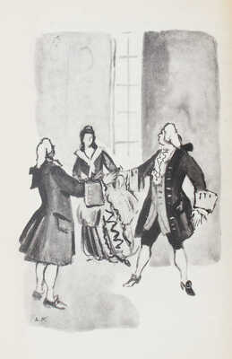 Гольдони К. Комедии. [В 2 т.]. Т. 1-2 / Ил. и оформ. по рис. А. Могилевского. [М.; Л.]: Academia, 1933-1936.